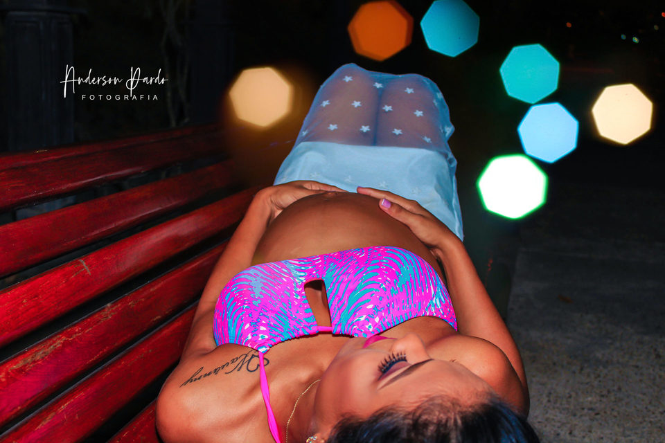 Lindo Ensaio #TBT da Gravidinha Klicia 